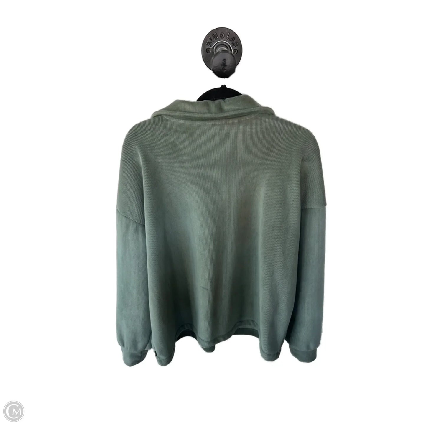 Athletic Sweatshirt Collar By Mondetta In Green, Size: Xxl