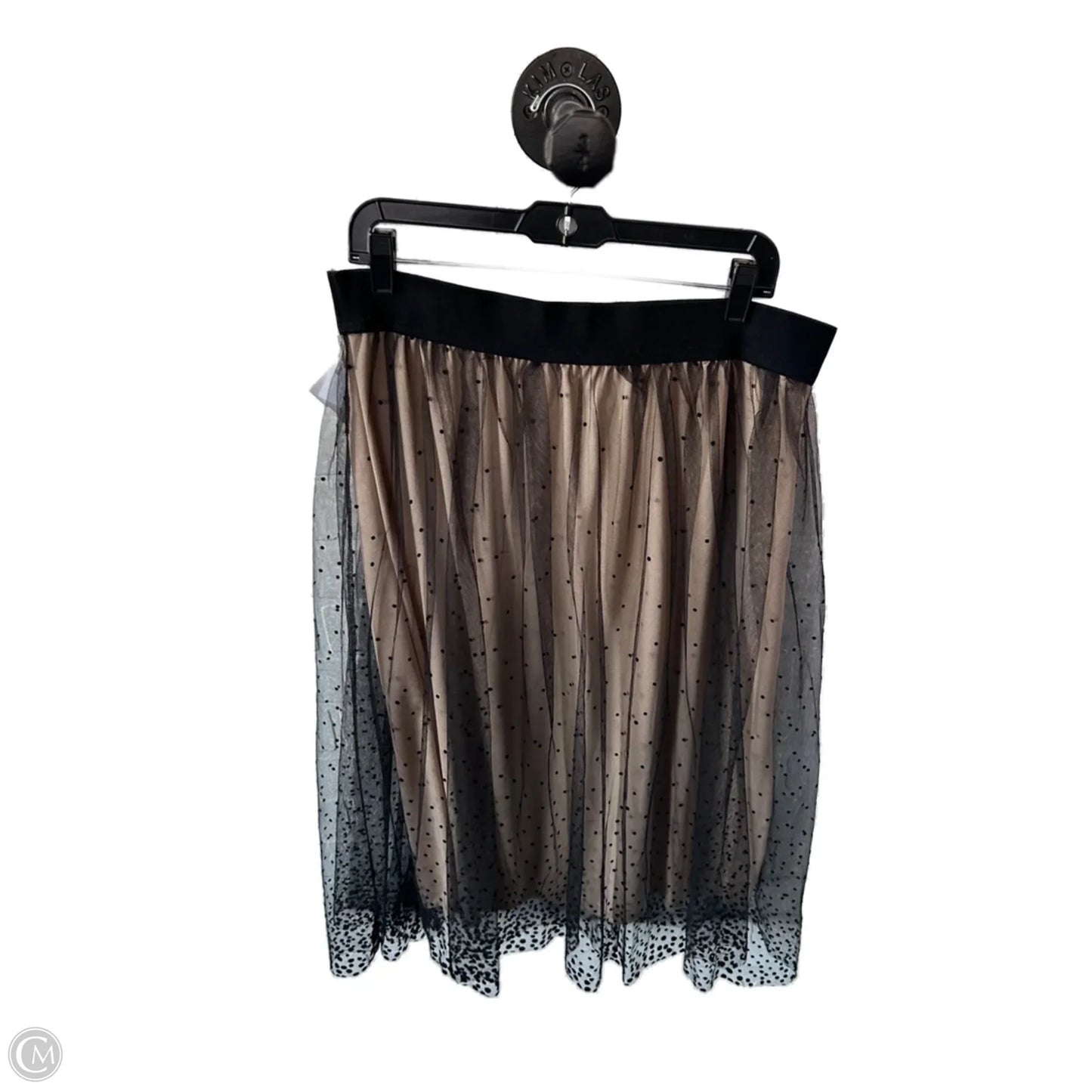 Skirt Midi By Clothes Mentor In Black, Size: 14