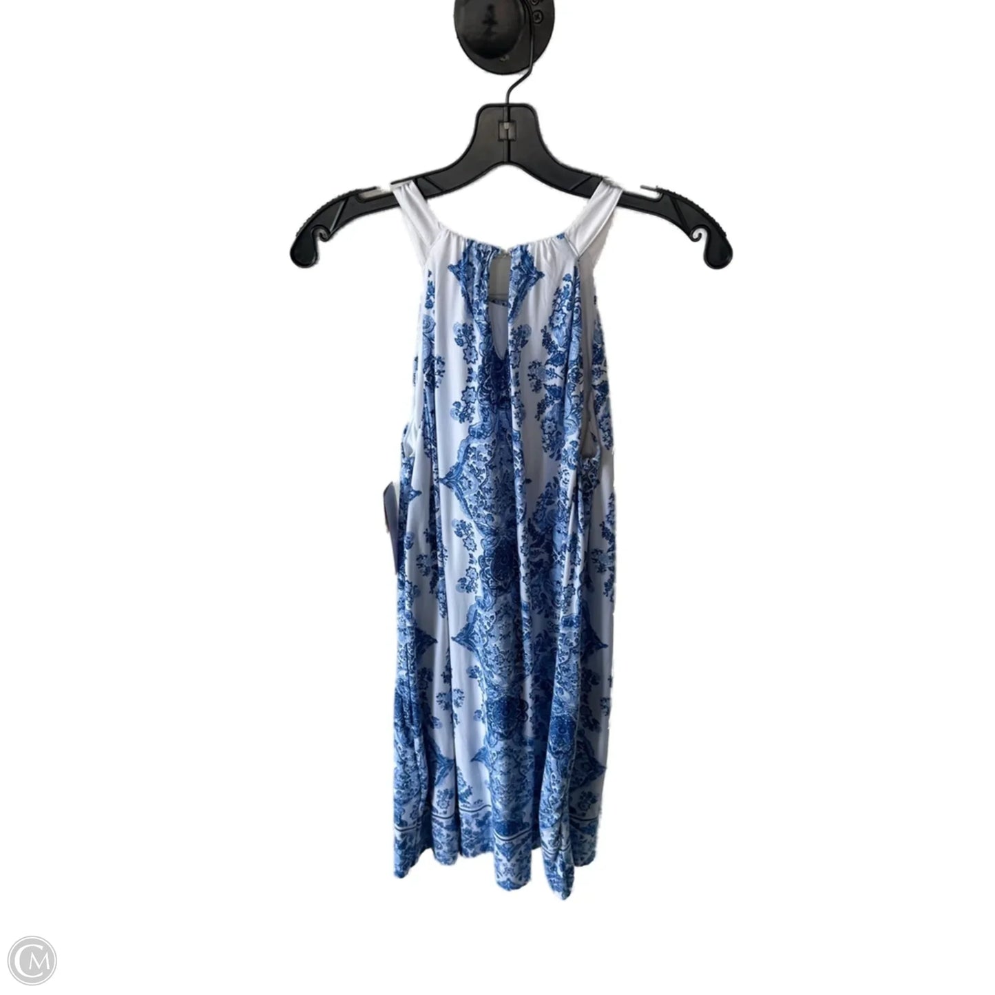 Dress Casual Short By Soma In Blue & White, Size: S