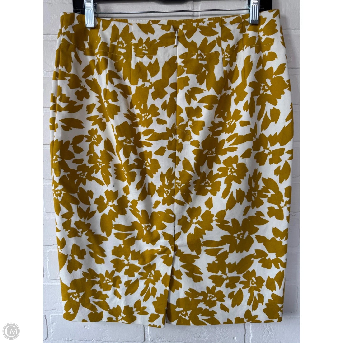 Skirt Mini & Short By Loft In Yellow, Size: 4