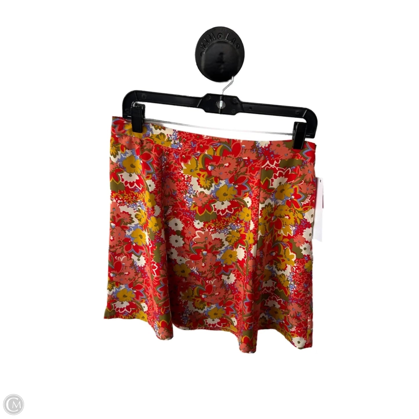 Skirt Mini & Short By Loft In Orange & Red, Size: 8