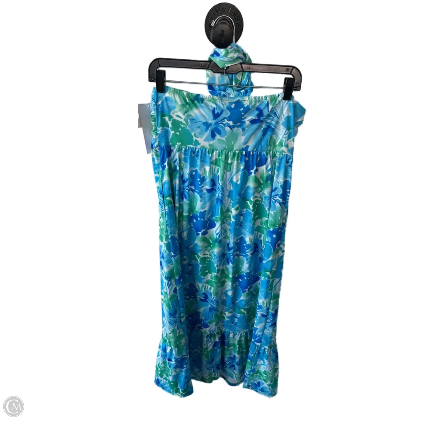 Dress Casual Midi By Grace Karin In Blue & Green, Size: M