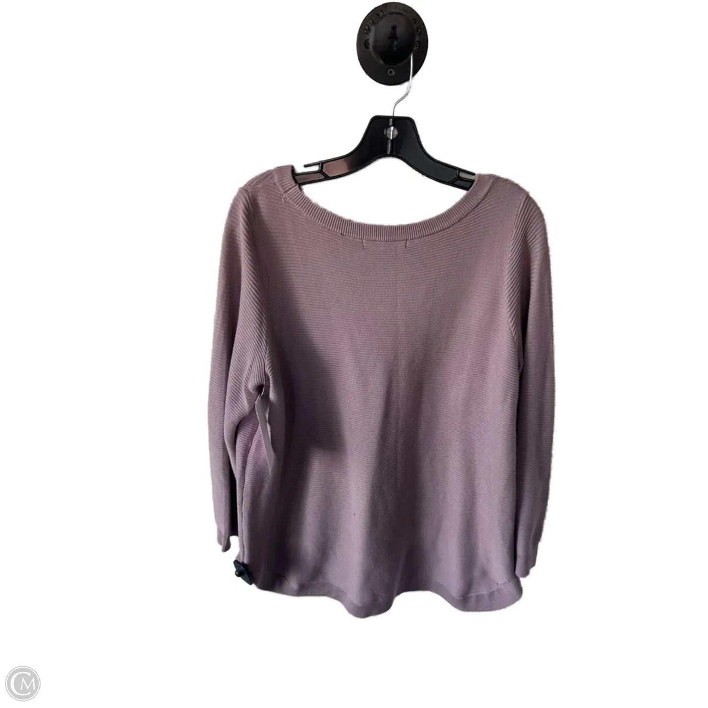 Sweater By Cyrus Knits In Purple, Size: 1x