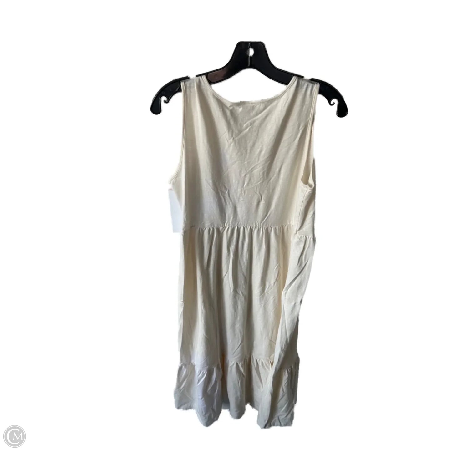 Dress Casual Midi By Old Navy In Cream, Size: M