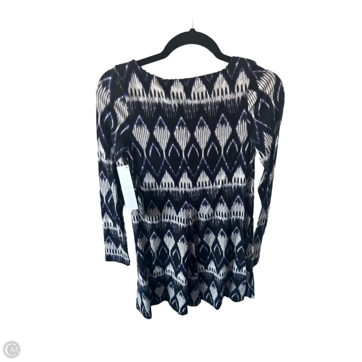 Dress Casual Short By Express In Black & Blue, Size: S