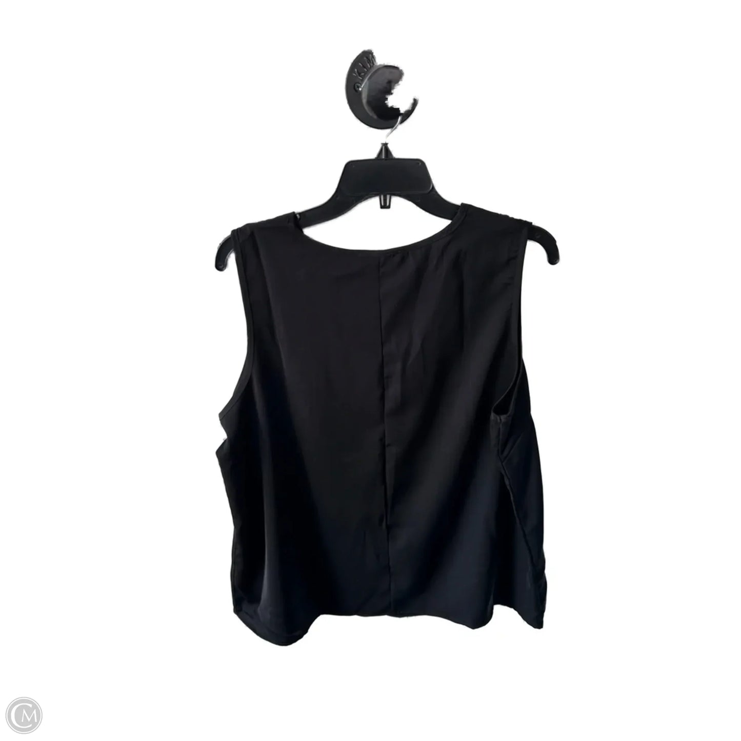 Top Sleeveless By Clothes Mentor In Black, Size: Xl