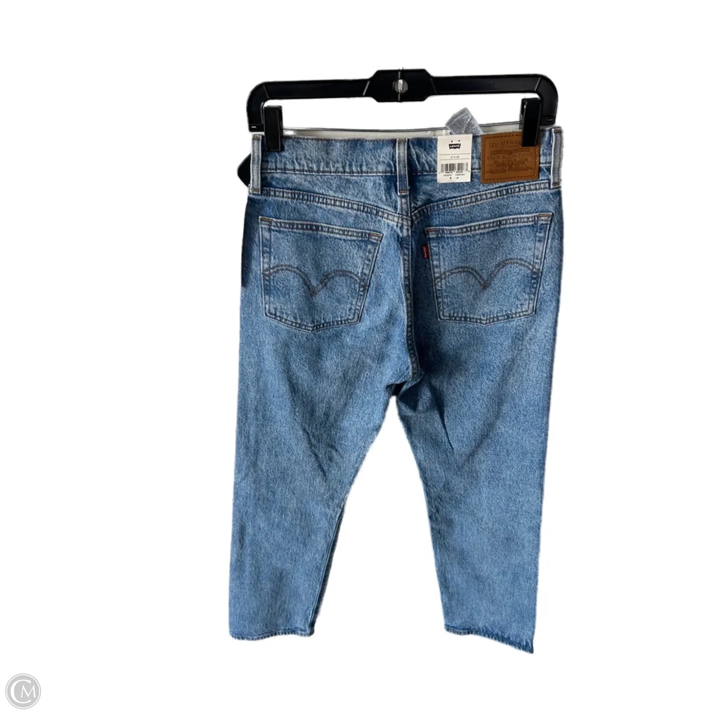 Jeans Straight By Levis In Blue Denim, Size: 4