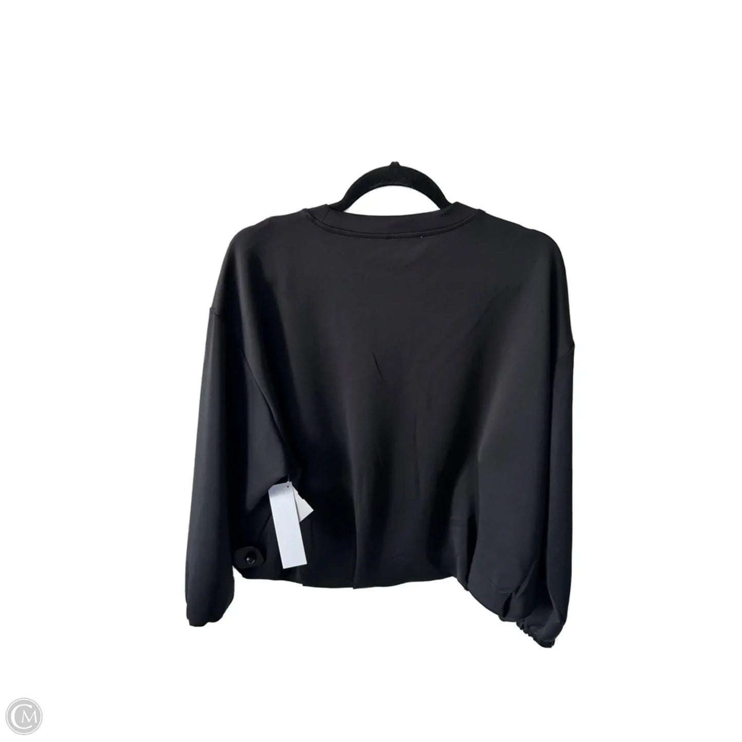Sweatshirt Crewneck By Dkny In Black & Tan, Size: M