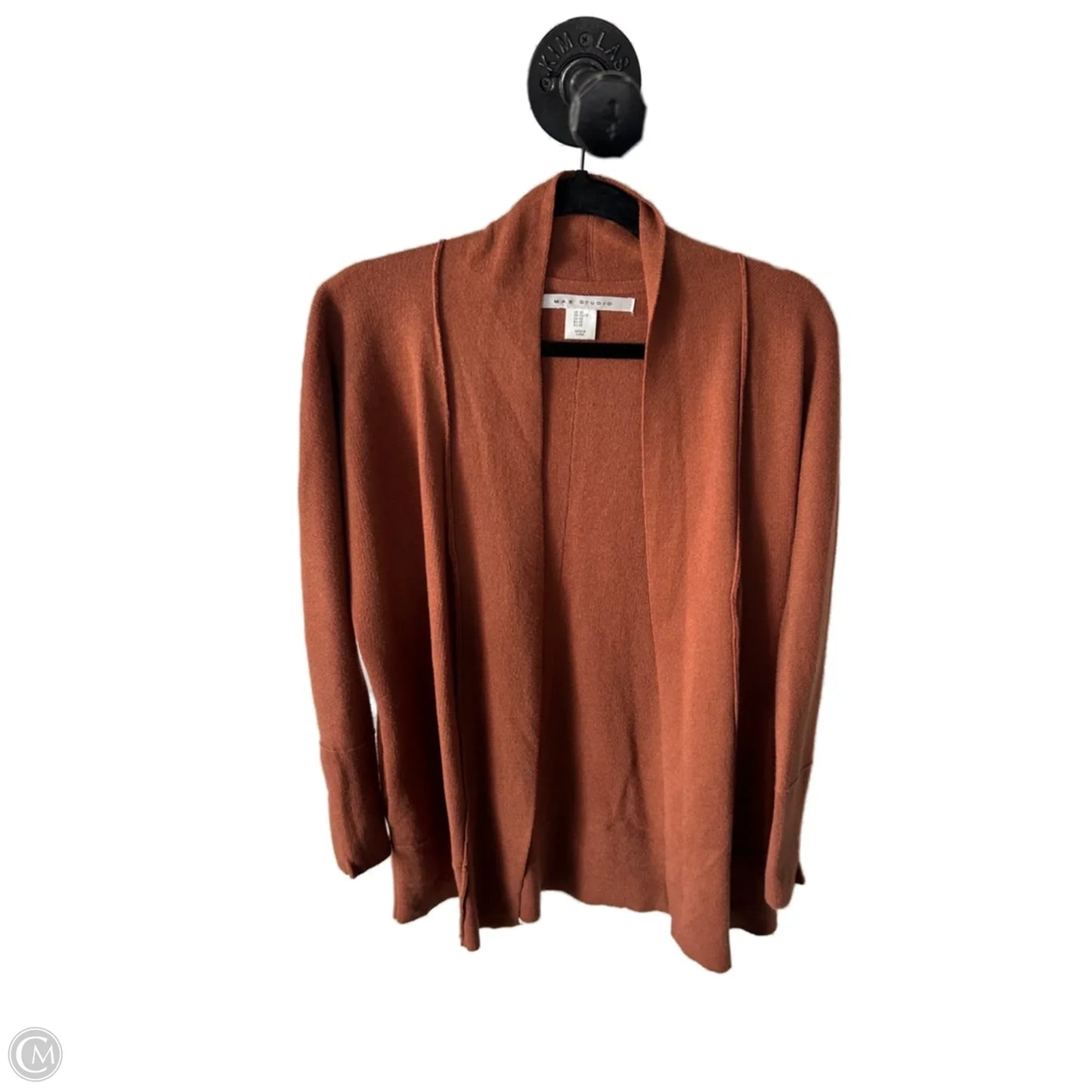 Sweater Cardigan By Max Studio In Brown, Size: Xs