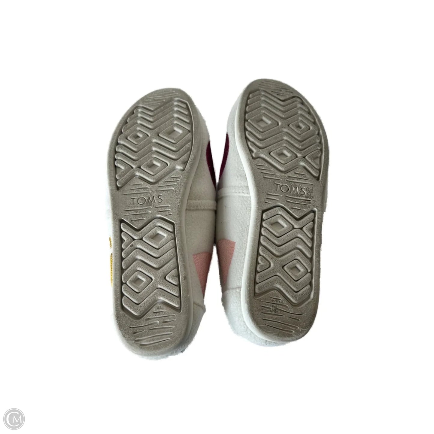 Shoes Flats By Toms In Blue & Cream, Size: 7