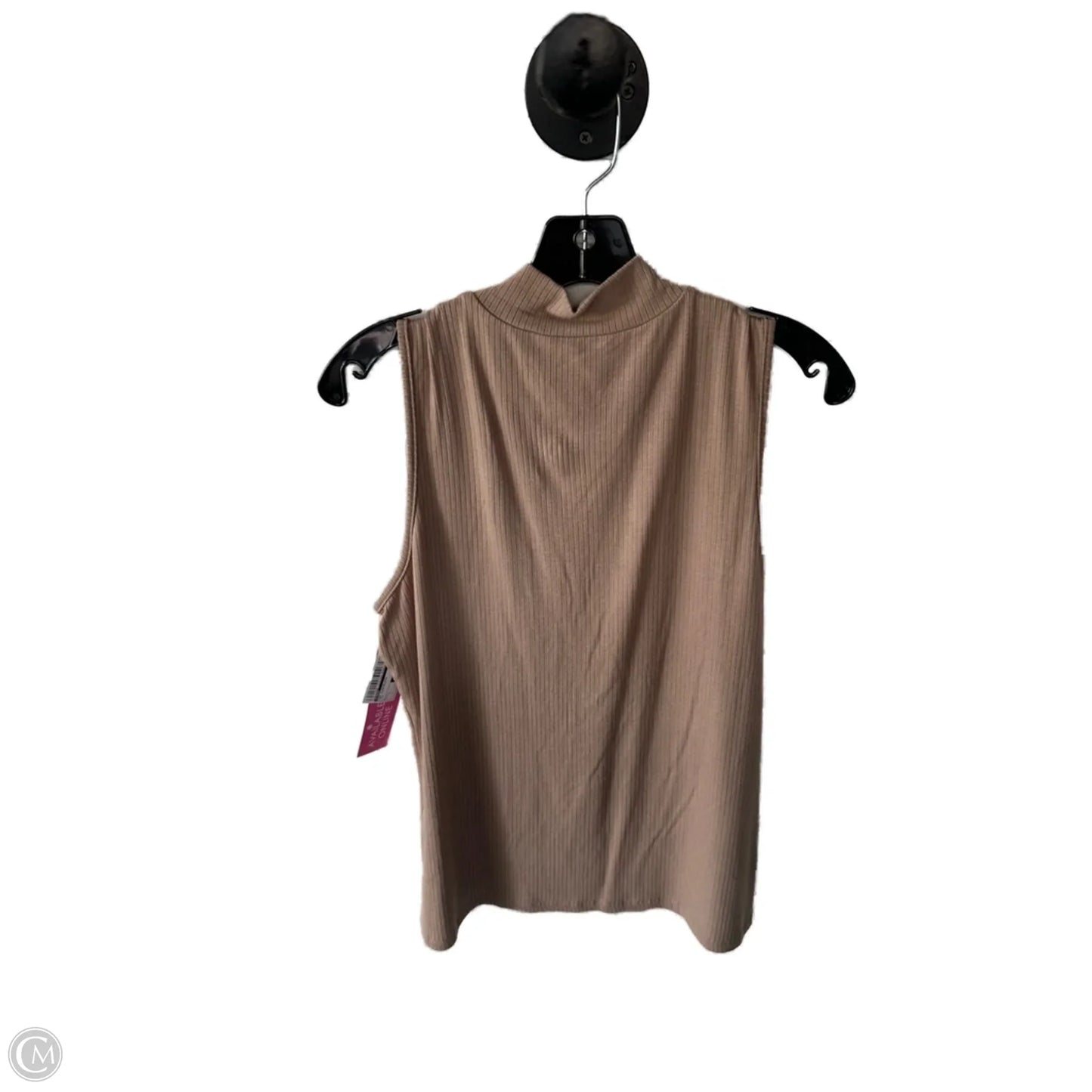 Top Sleeveless By Cyrus In Tan, Size: L