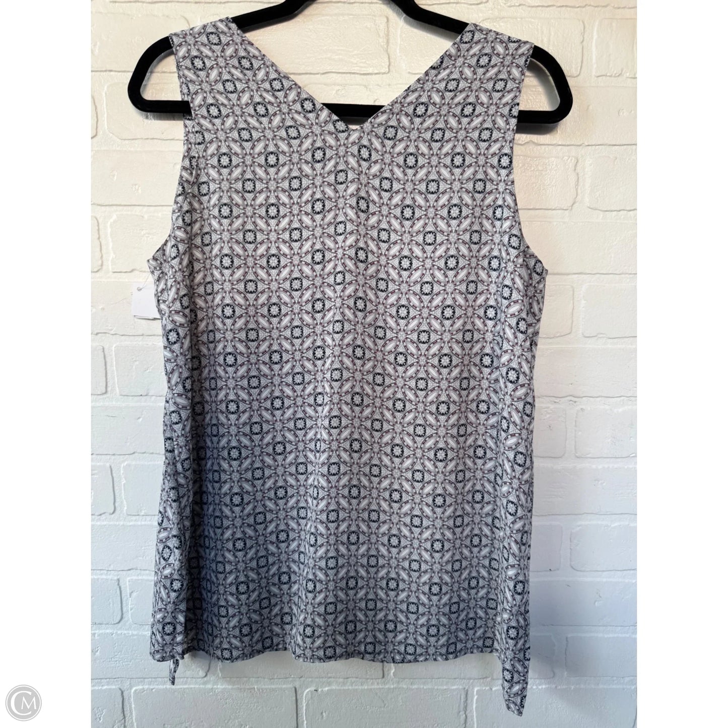 Top Sleeveless By Pleione In Grey, Size: Xs