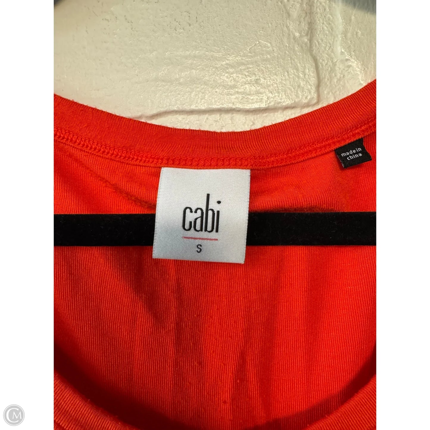 Top Sleeveless By Cabi In Orange, Size: S