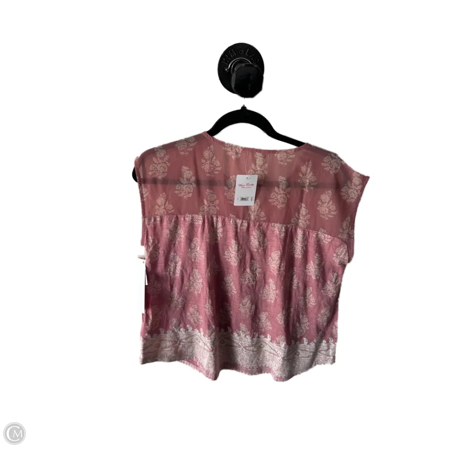 Top Sleeveless By Lucky Brand In Pink, Size: S