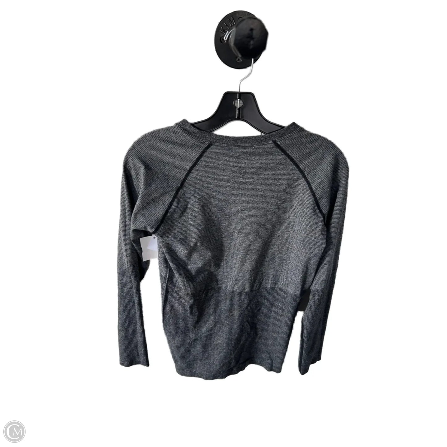 Athletic Top Long Sleeve Crewneck By Eddie Bauer In Grey, Size: S