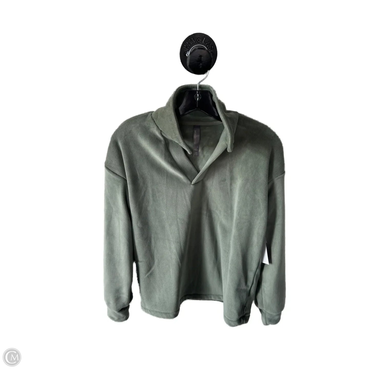 Athletic Sweatshirt Collar By Mondetta In Green, Size: S