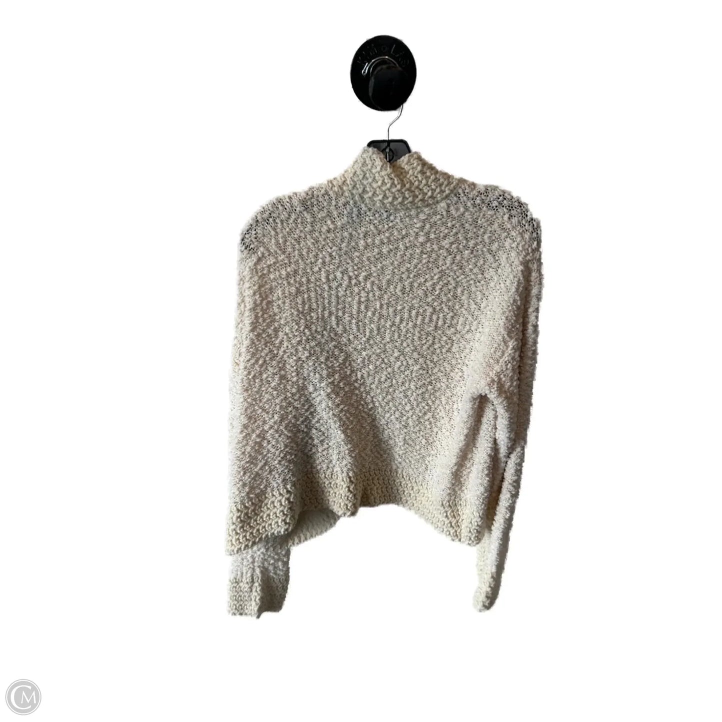 Sweater Cardigan By Shein In Cream, Size: M