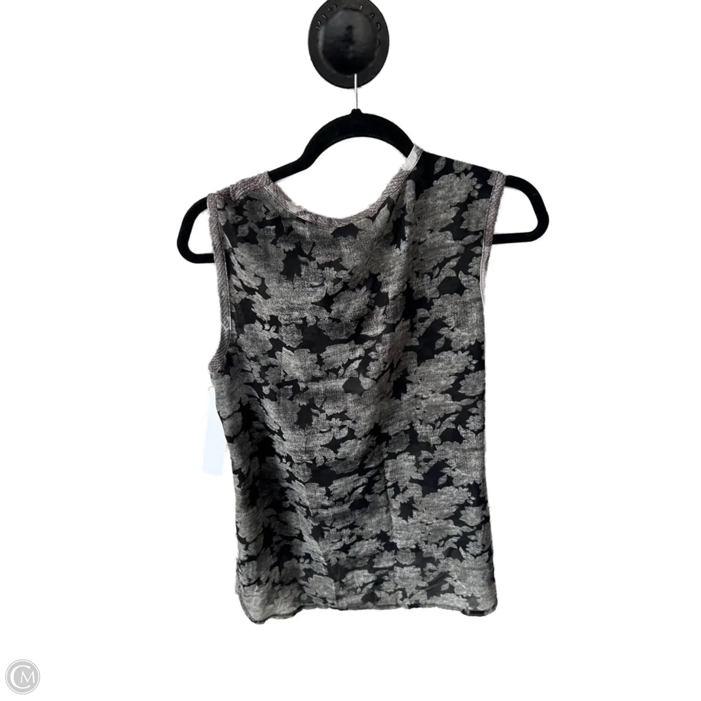 Top Sleeveless By Cabi In Black & Brown, Size: M