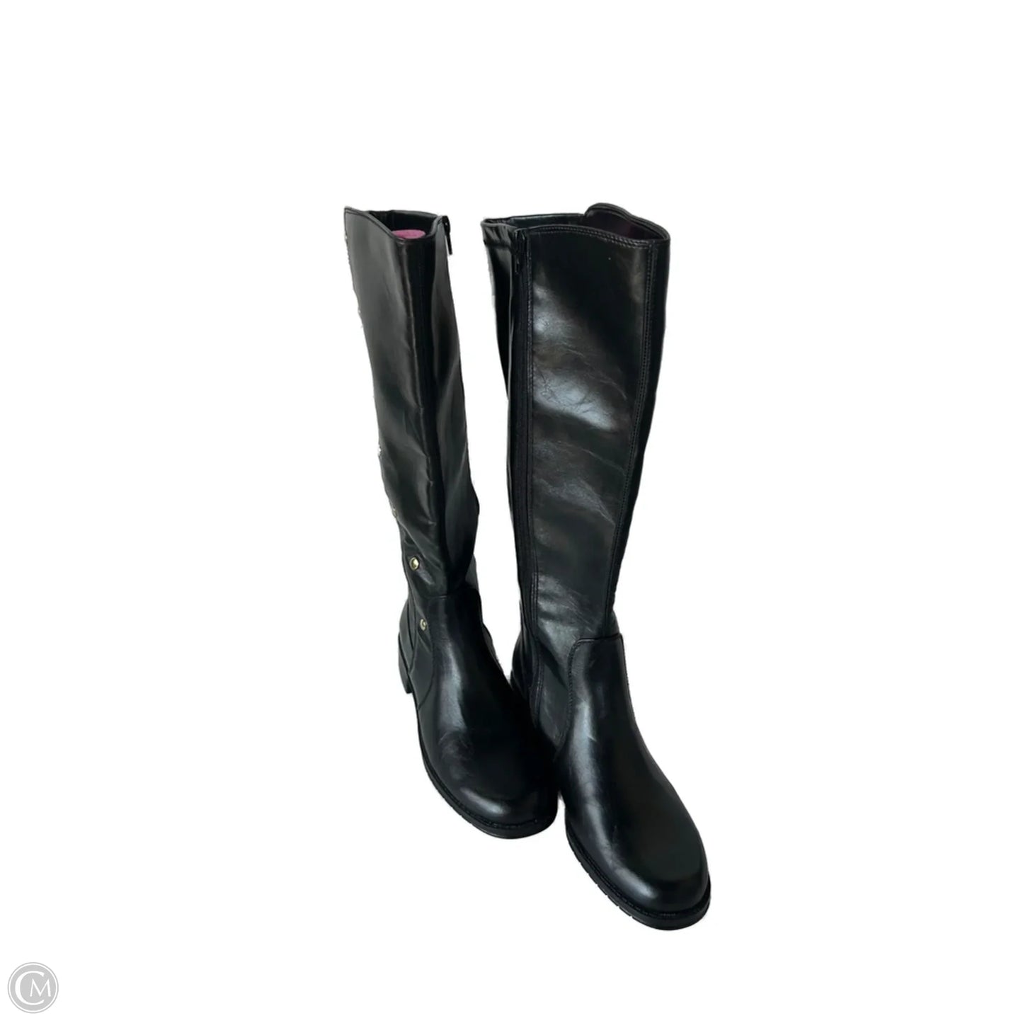 Boots Knee Flats By Aerosoles In Black, Size: 9.5