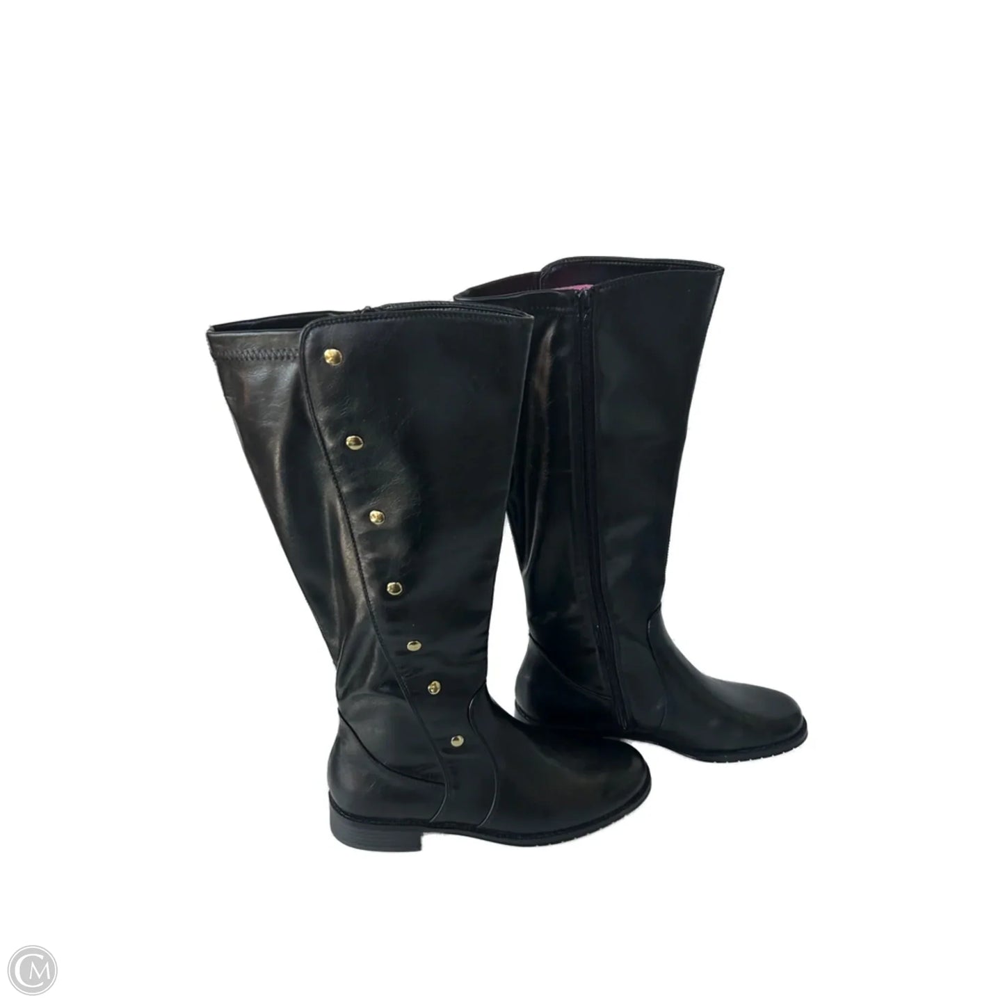 Boots Knee Flats By Aerosoles In Black, Size: 9.5
