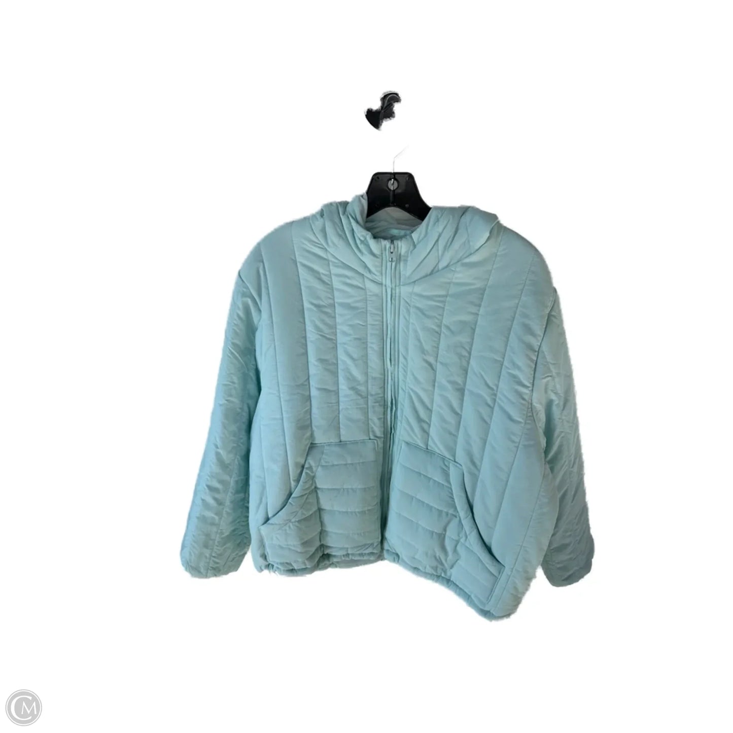 Jacket Puffer & Quilted By A New Day In Blue, Size: L