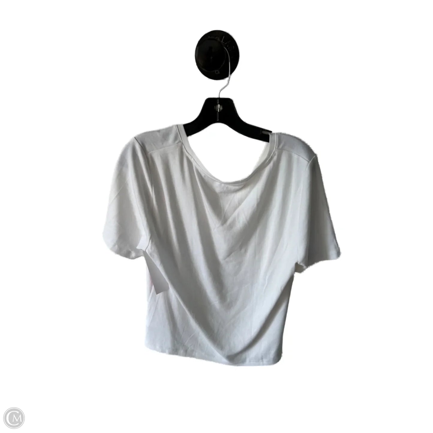 Top Short Sleeve Basic By Gap In White, Size: Xl