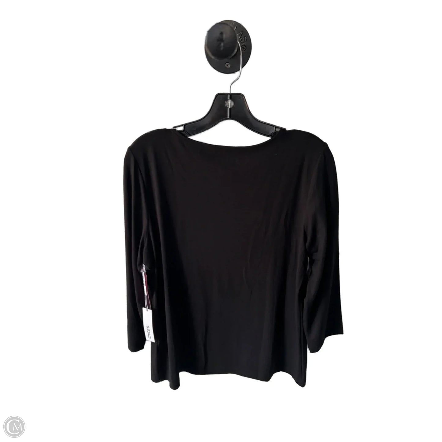 Top Long Sleeve By Chicos In Black, Size: Medium