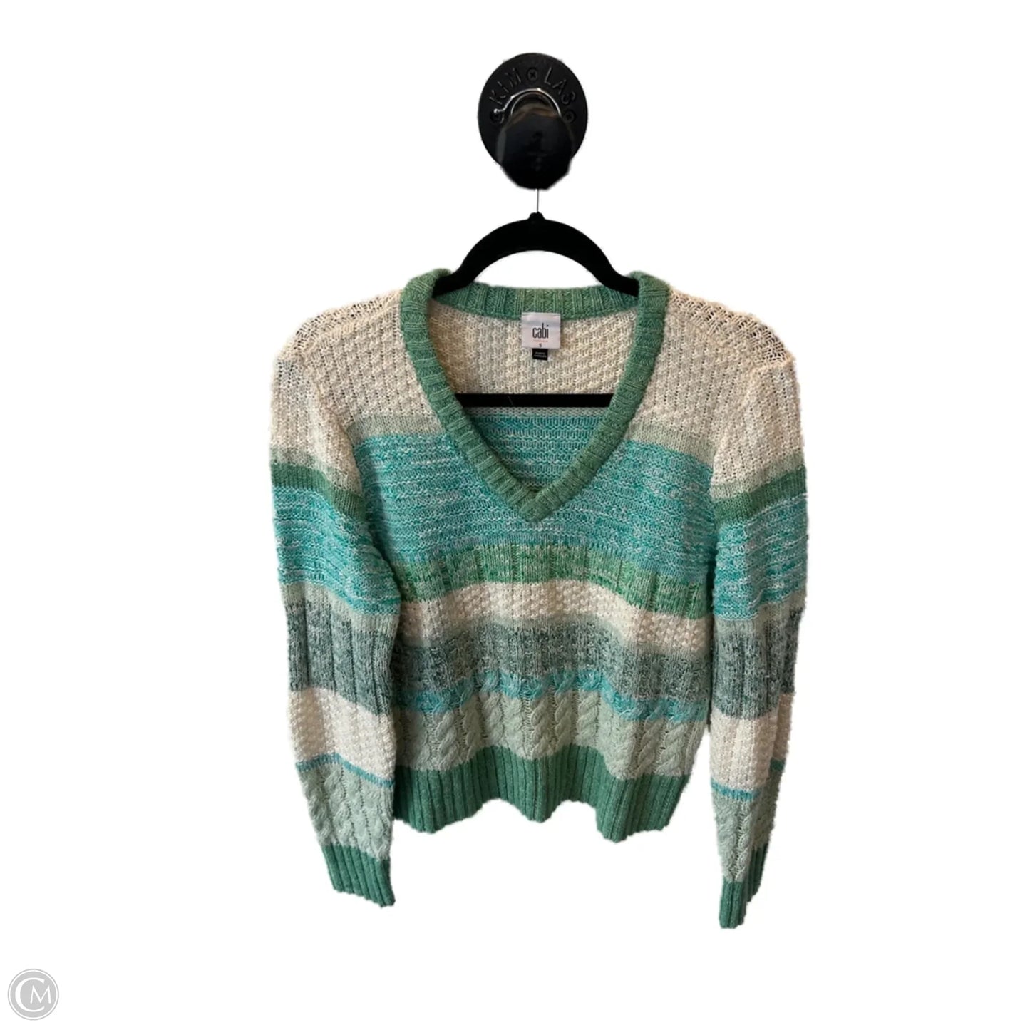 Sweater By Cabi In Blue & Green, Size: S