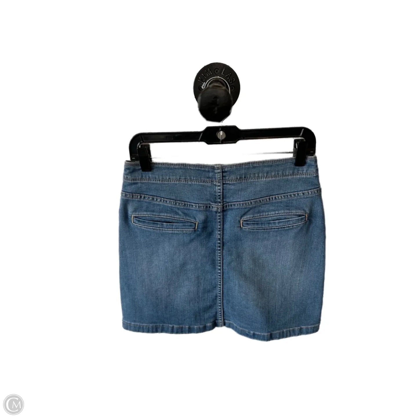 Skirt Mini & Short By Chelsea 28 In Blue Denim, Size: 0