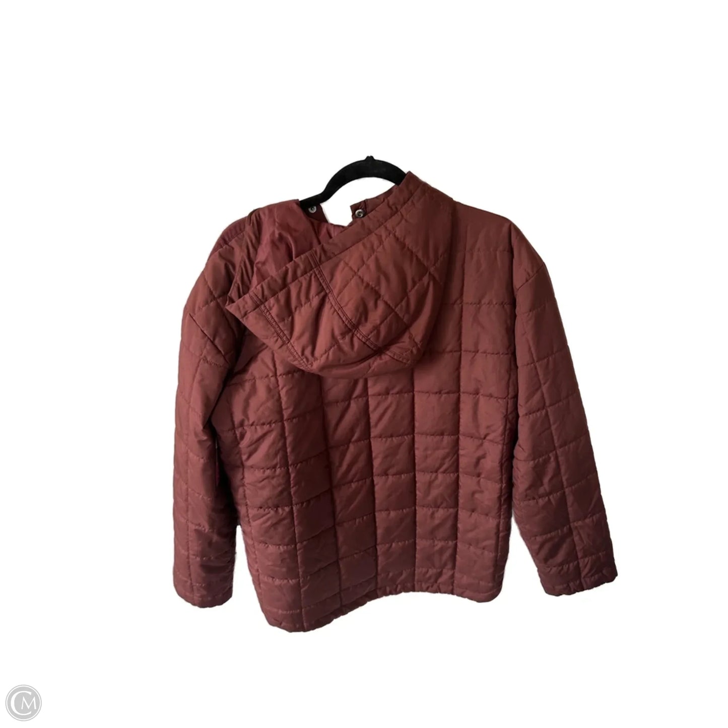 Jacket Puffer & Quilted By Garnet Hill In Brown, Size: S