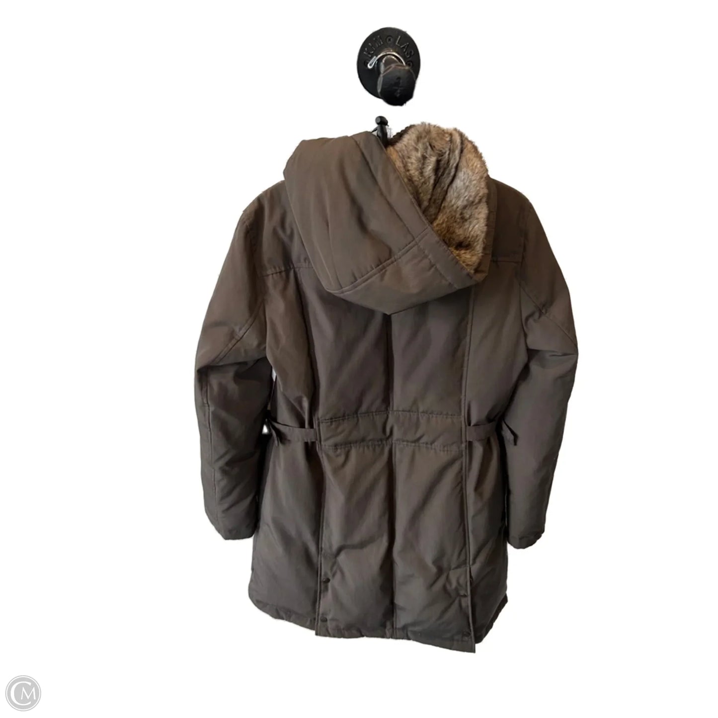 Coat Puffer & Quilted By Vince Camuto In Brown, Size: M