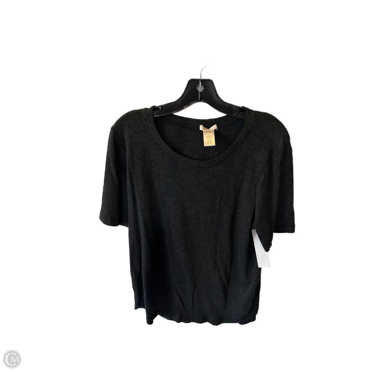 Top Short Sleeve Basic By Matty M In Grey, Size: L