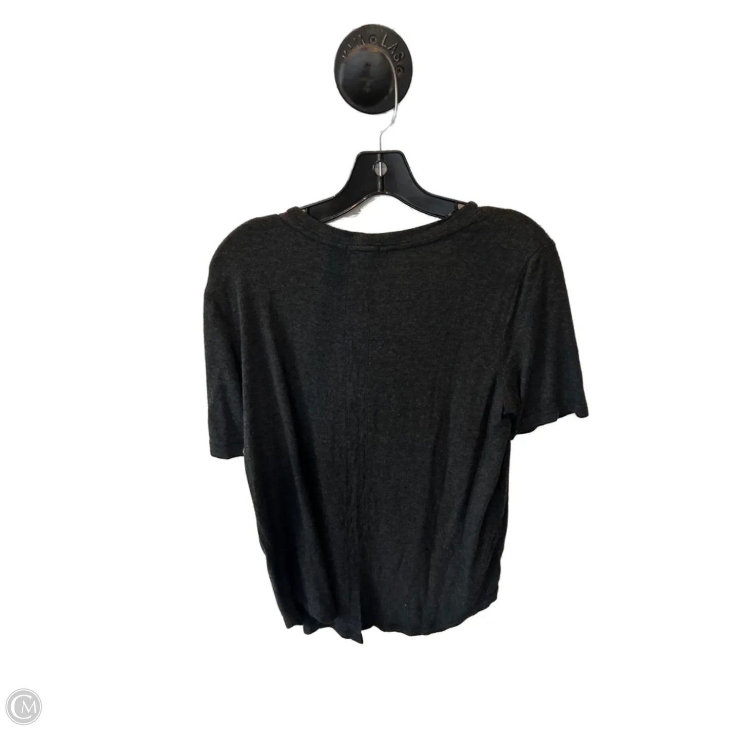 Top Short Sleeve Basic By Matty M In Grey, Size: L