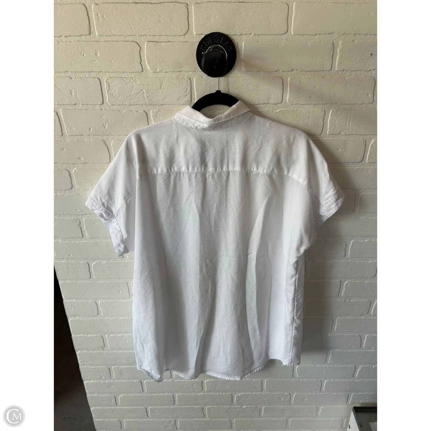 Tunic Short Sleeve By Soft Surroundings In White, Size: M