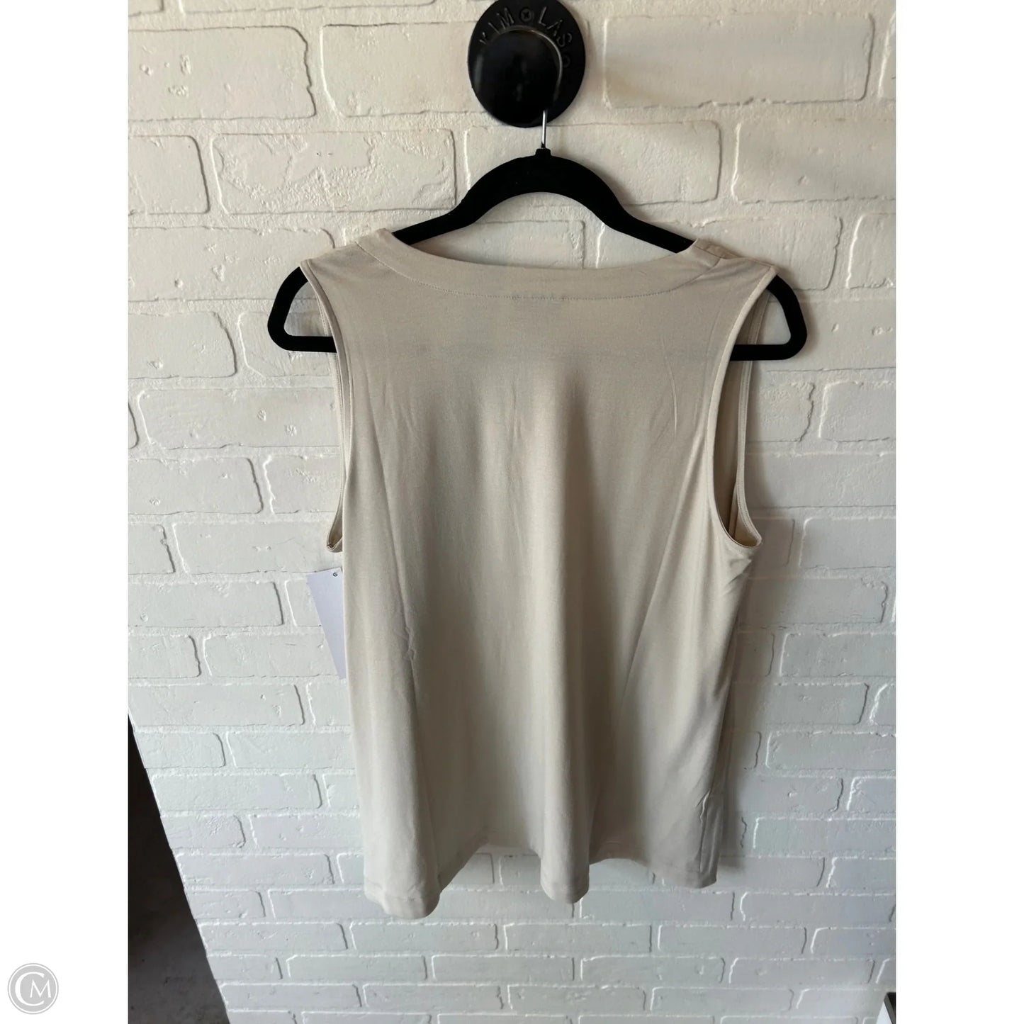Top Sleeveless Basic By J. Jill In Beige, Size: Lp