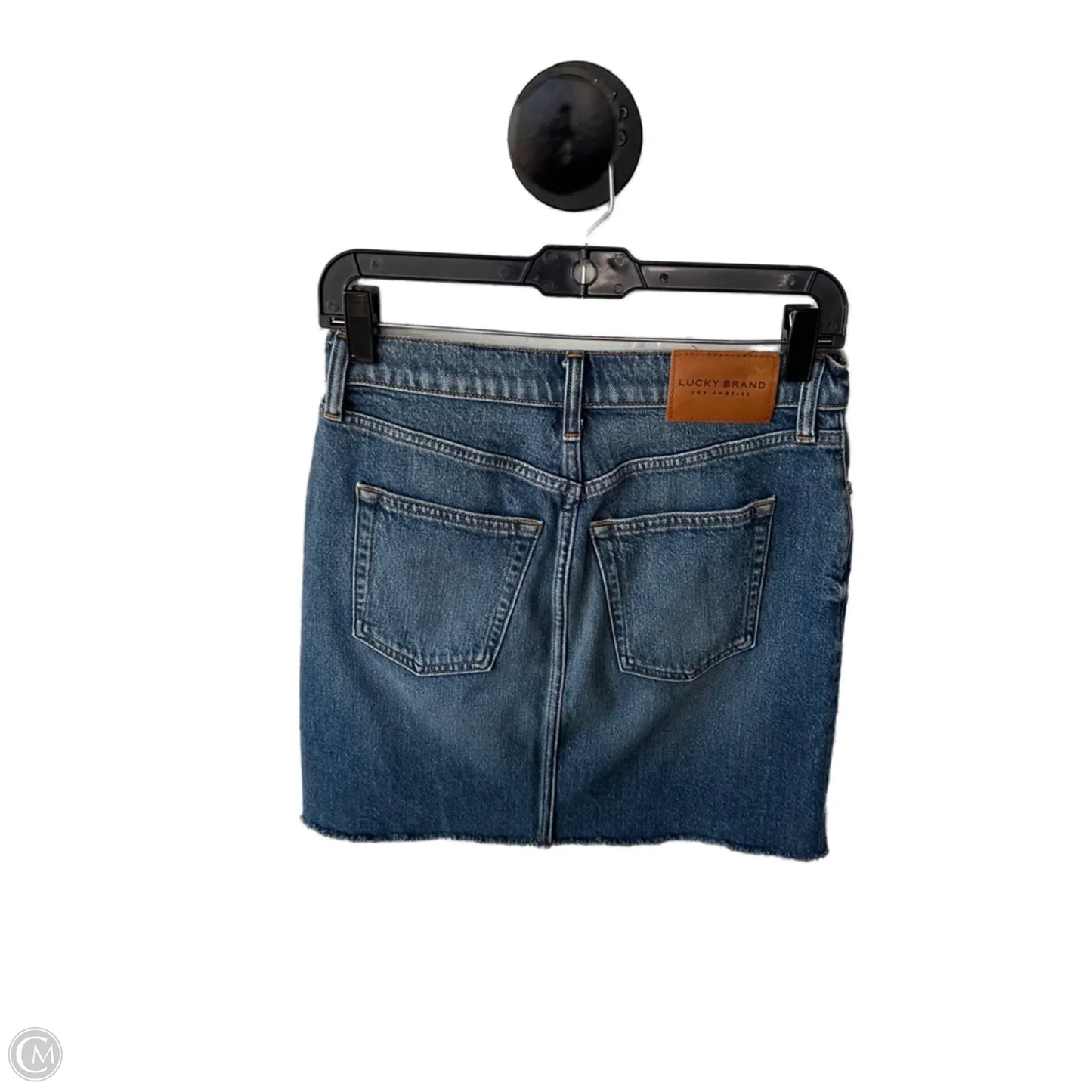 Skirt Mini & Short By Lucky Brand In Blue Denim, Size: 2