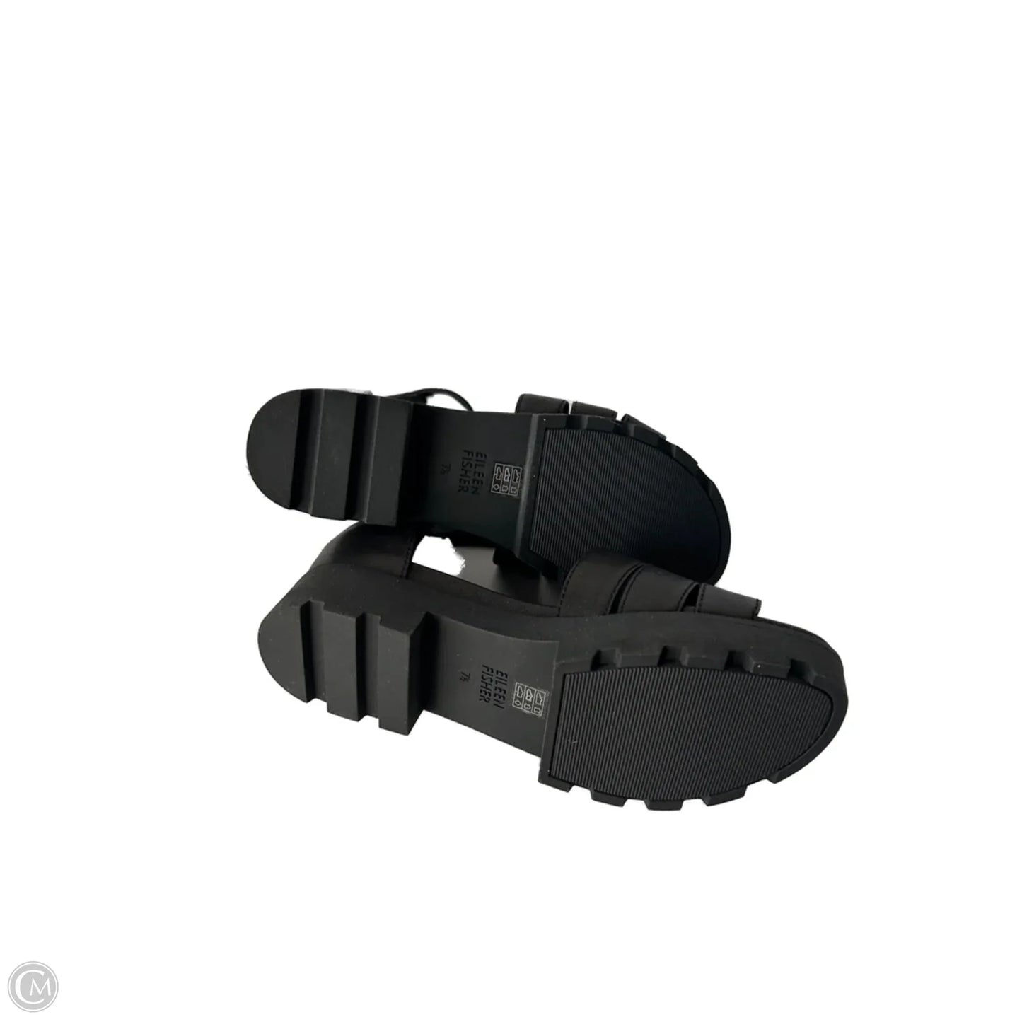 Sandals Heels Block By Eileen Fisher In Black, Size: 7.5