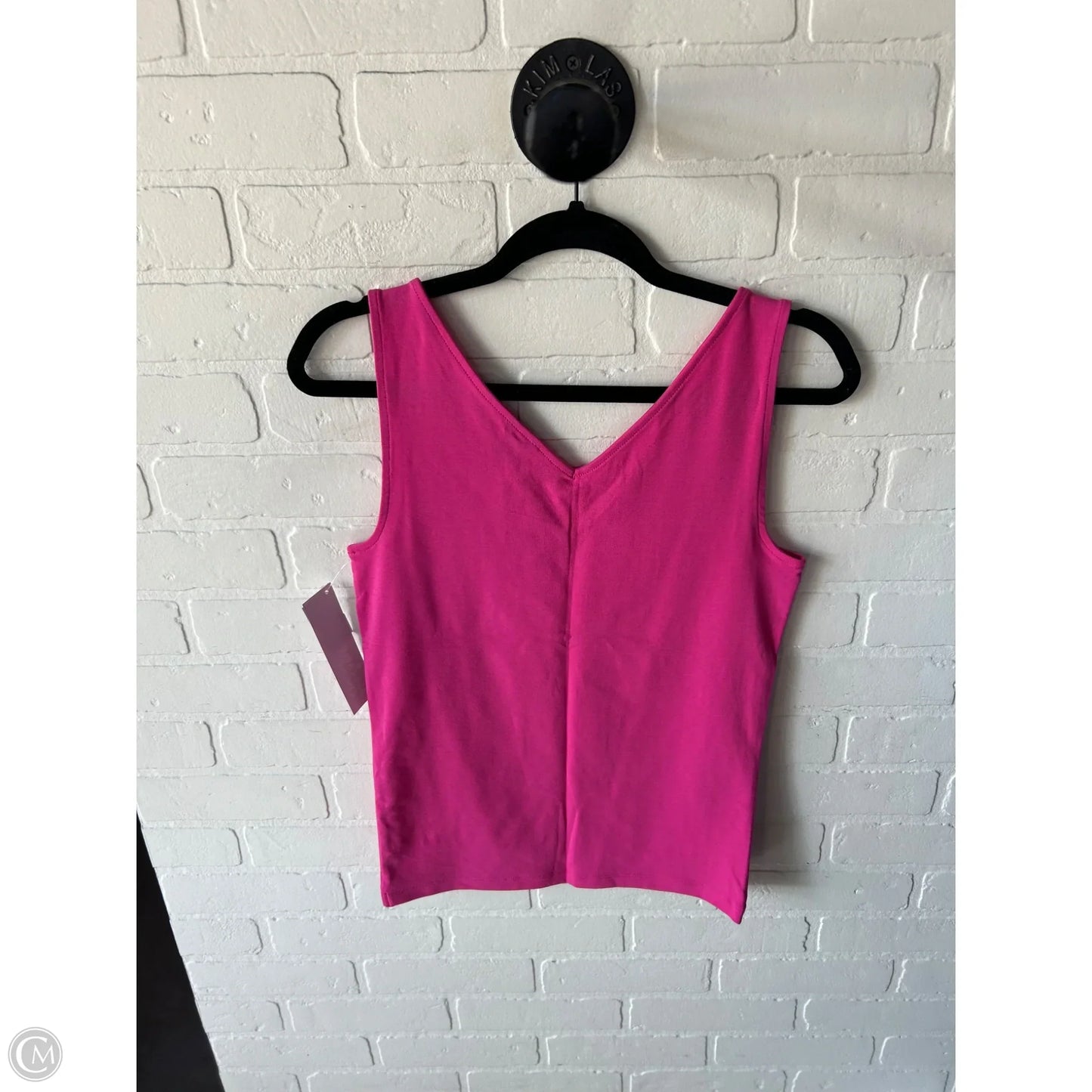 Top Sleeveless Basic By Ann Taylor In Pink, Size: M
