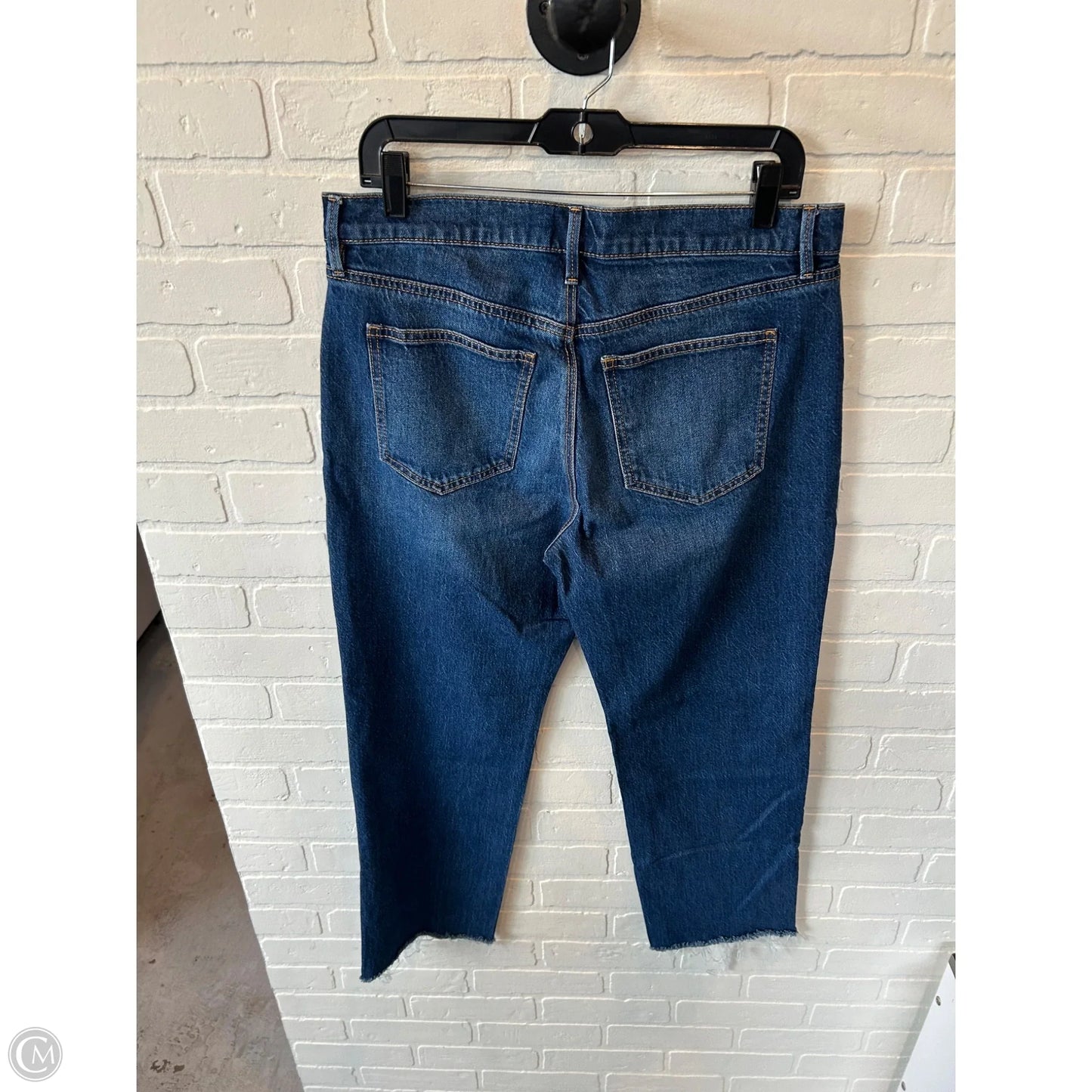 Jeans Straight By Ann Taylor In Blue Denim, Size: 8