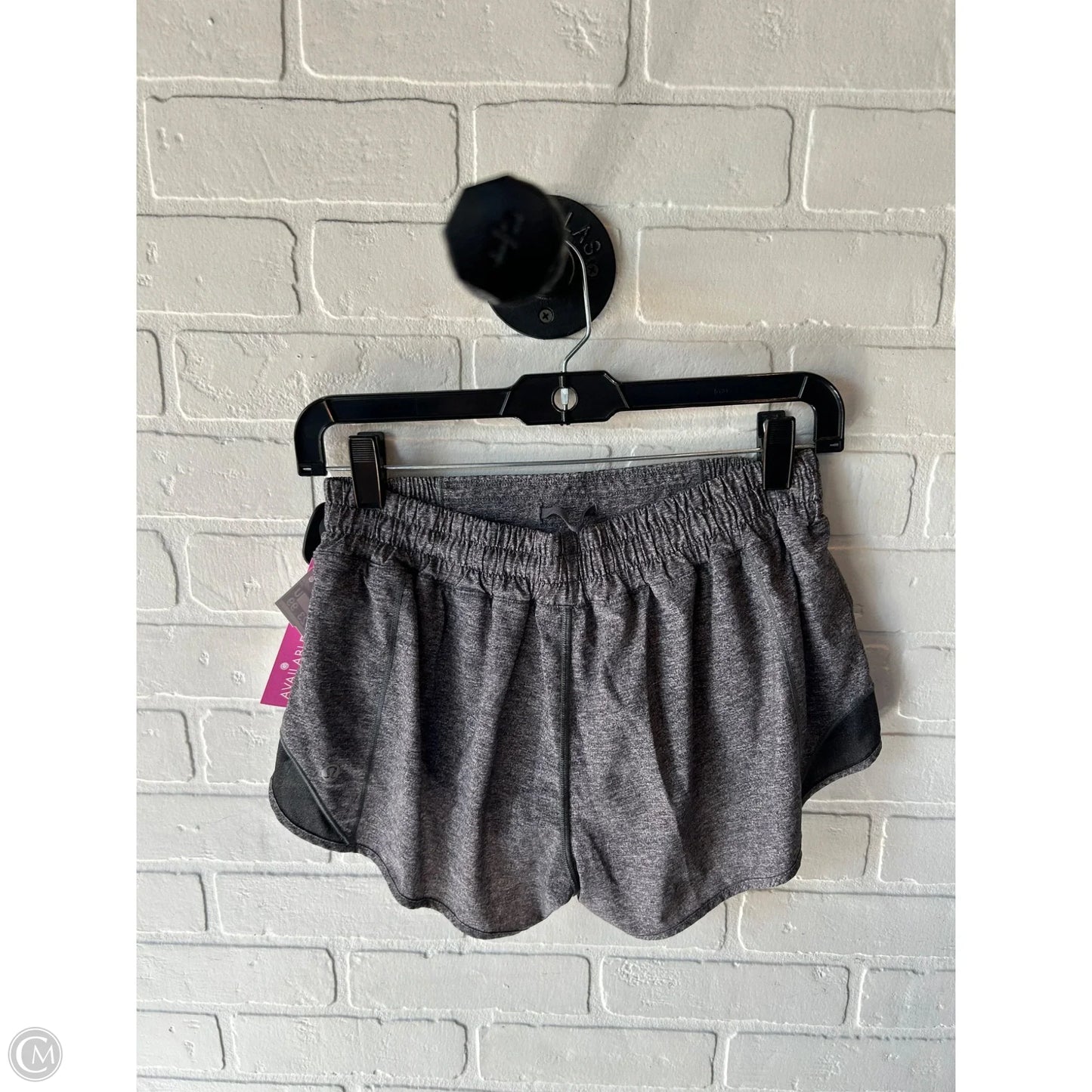 Athletic Shorts By Lululemon In Grey, Size: 8