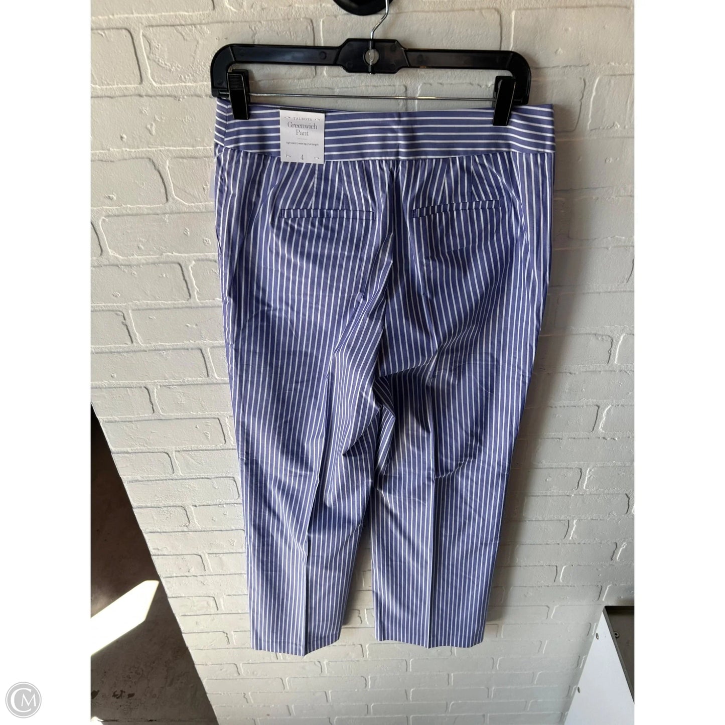Pants Other By Talbots In Blue & White, Size: 4