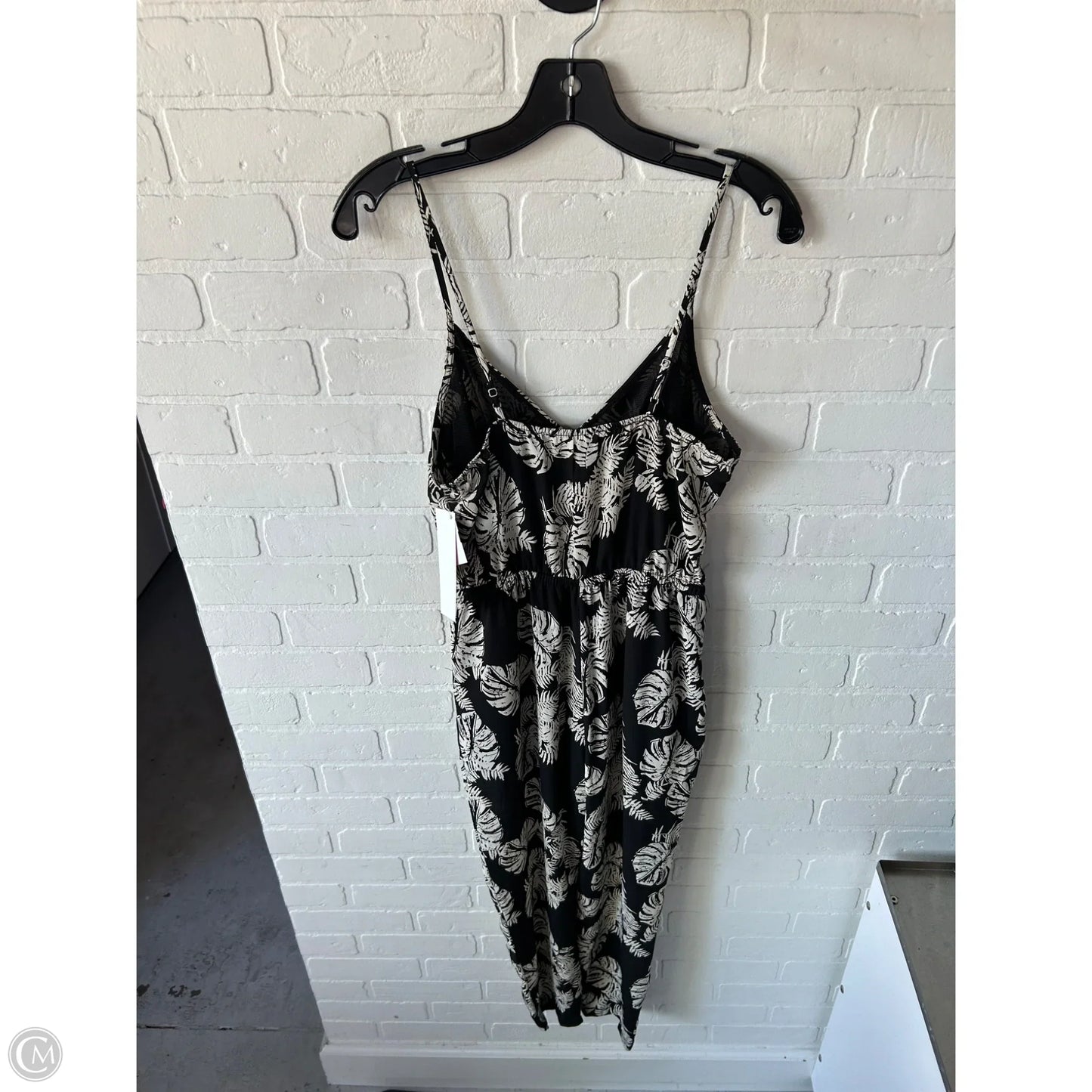Jumpsuit By Lush In Black & Cream, Size: S