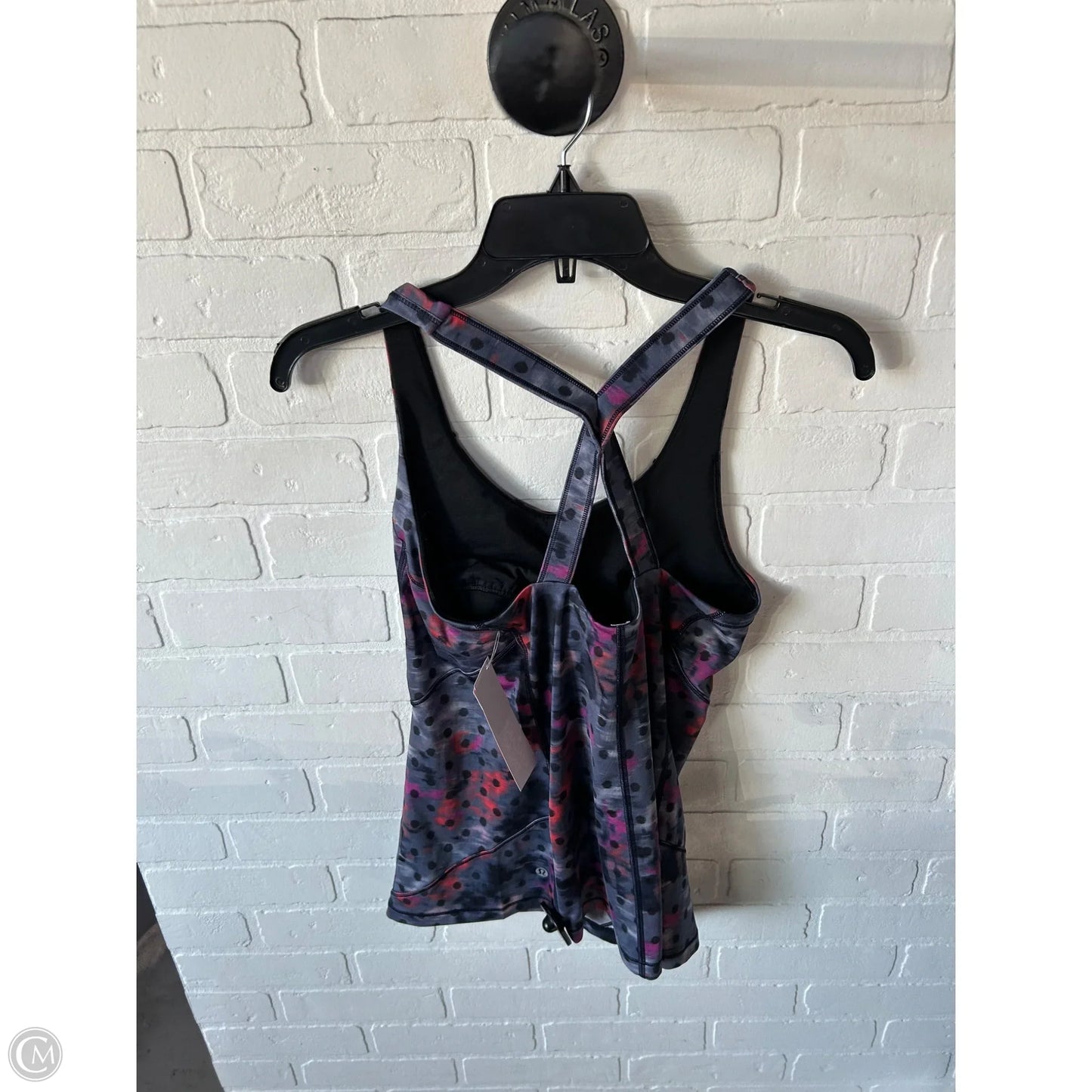 Athletic Tank Top By Lululemon In Grey, Size: M