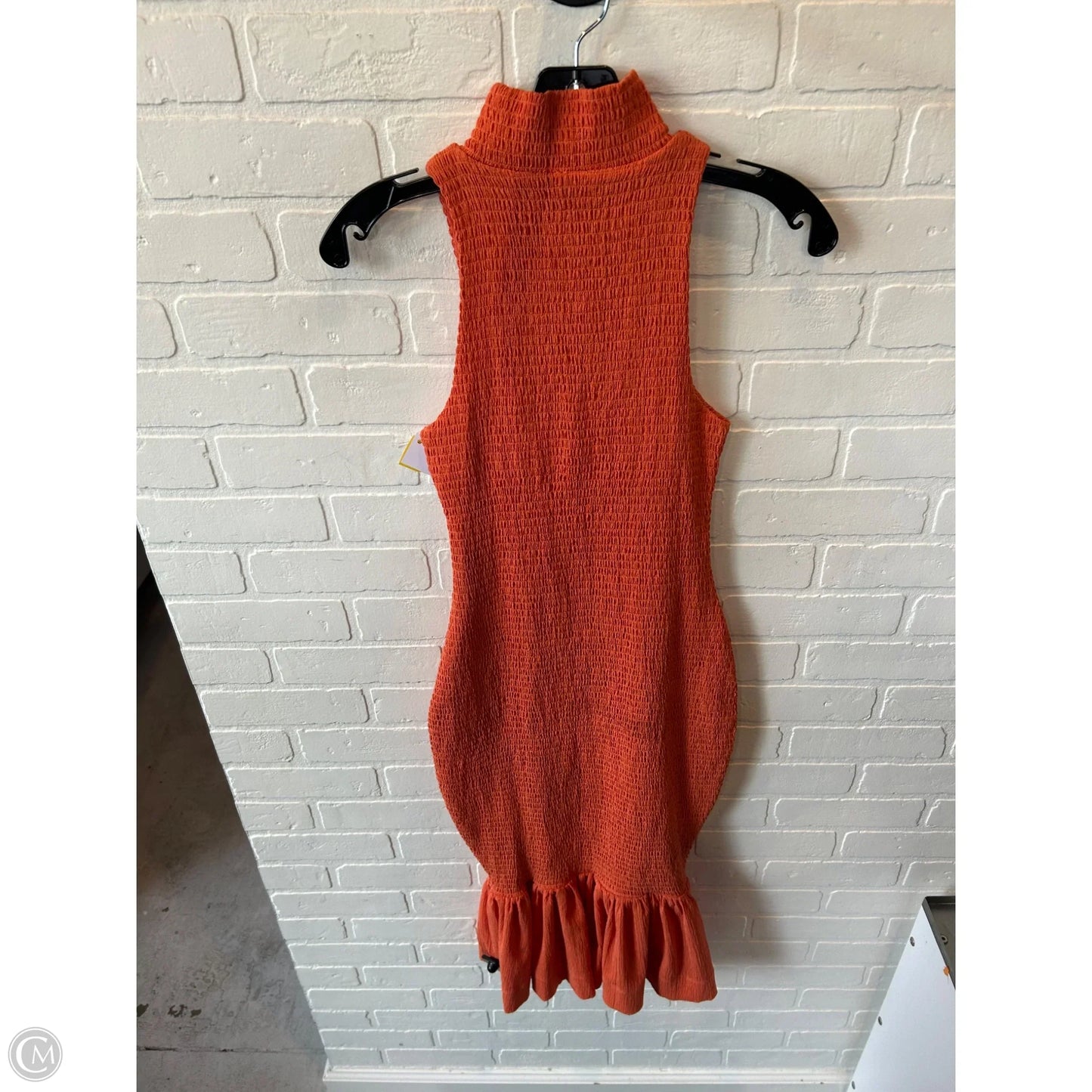 Dress Casual Midi By Anthropologie In Orange, Size: Xs