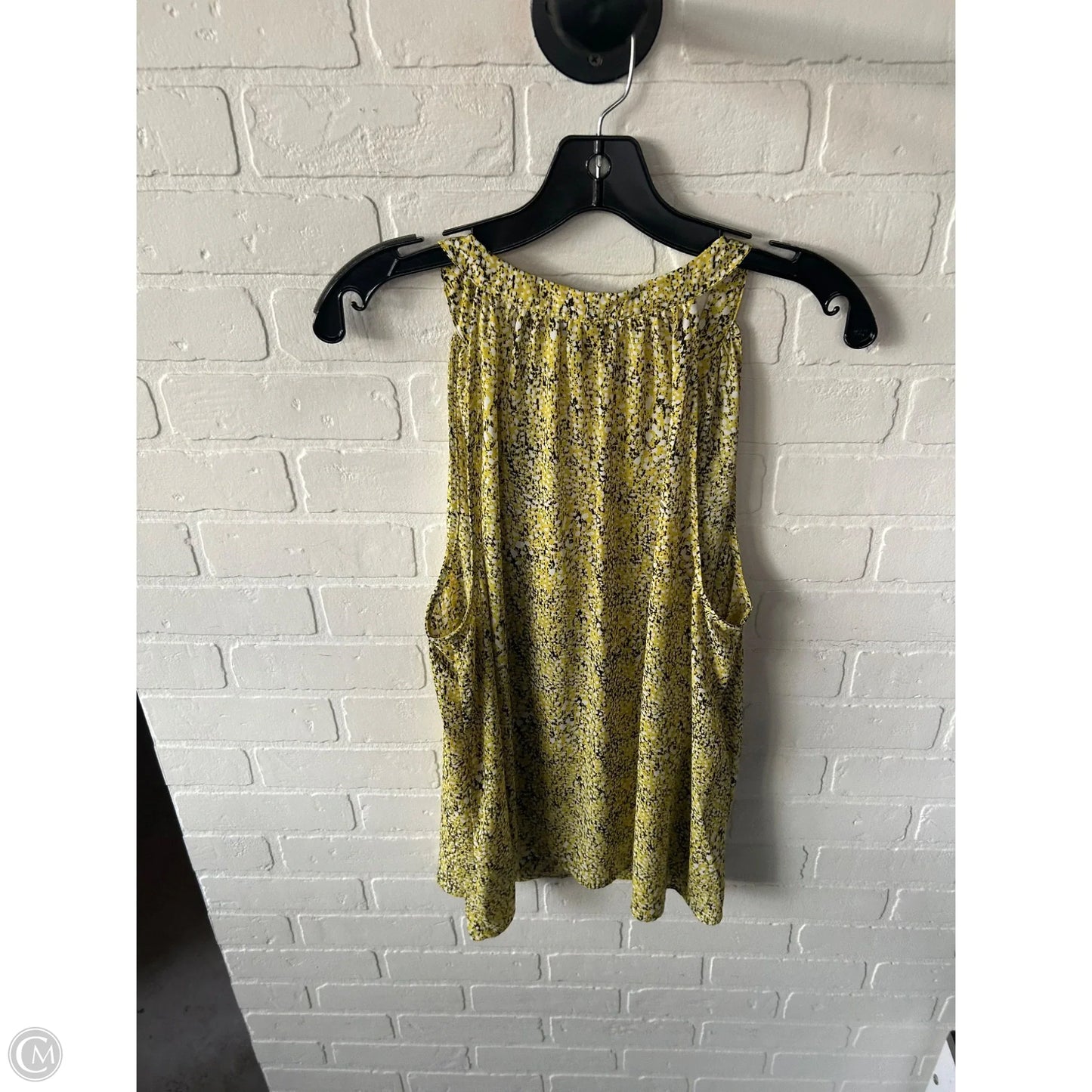 Top Sleeveless By Rachel Zoe In Black & Yellow, Size: Xl