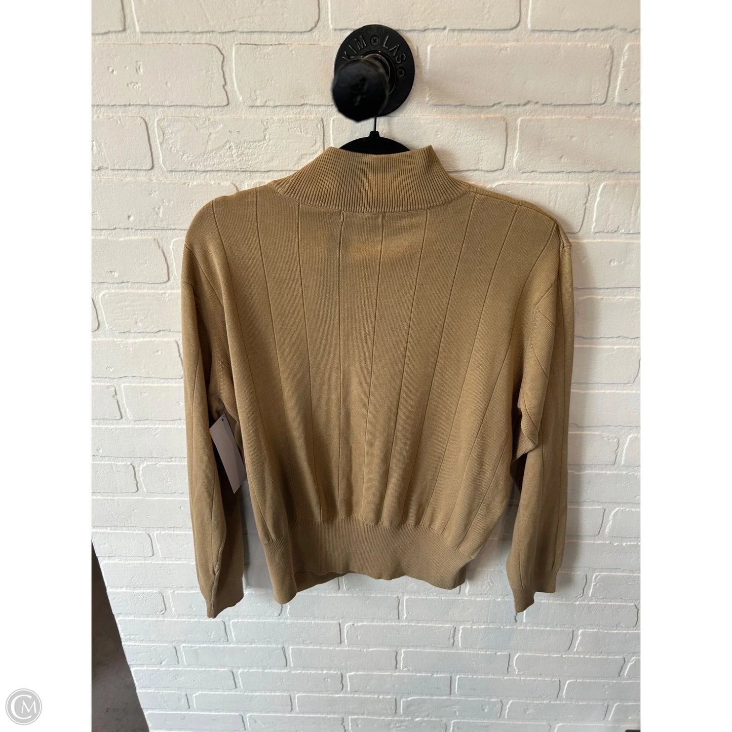 Sweater By Dressbarn In Tan, Size: L
