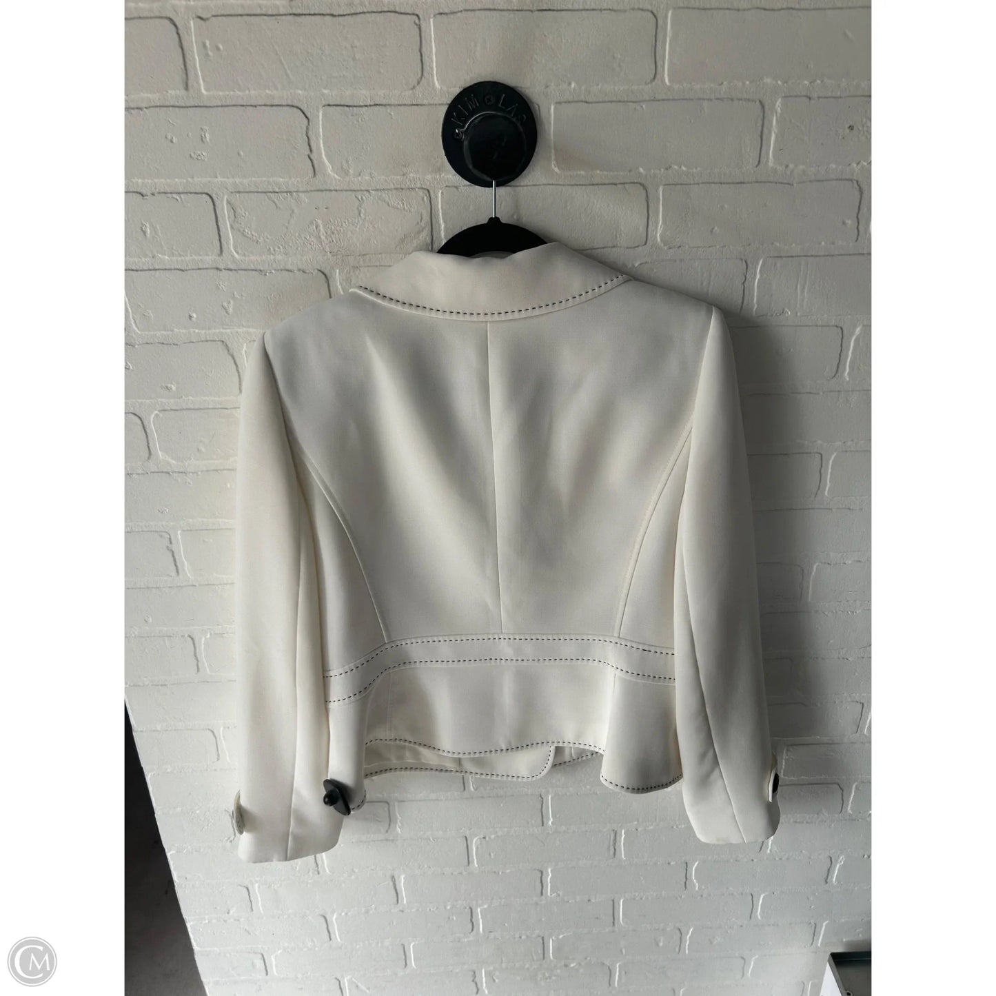 Blazer By Tahari In Cream, Size: L