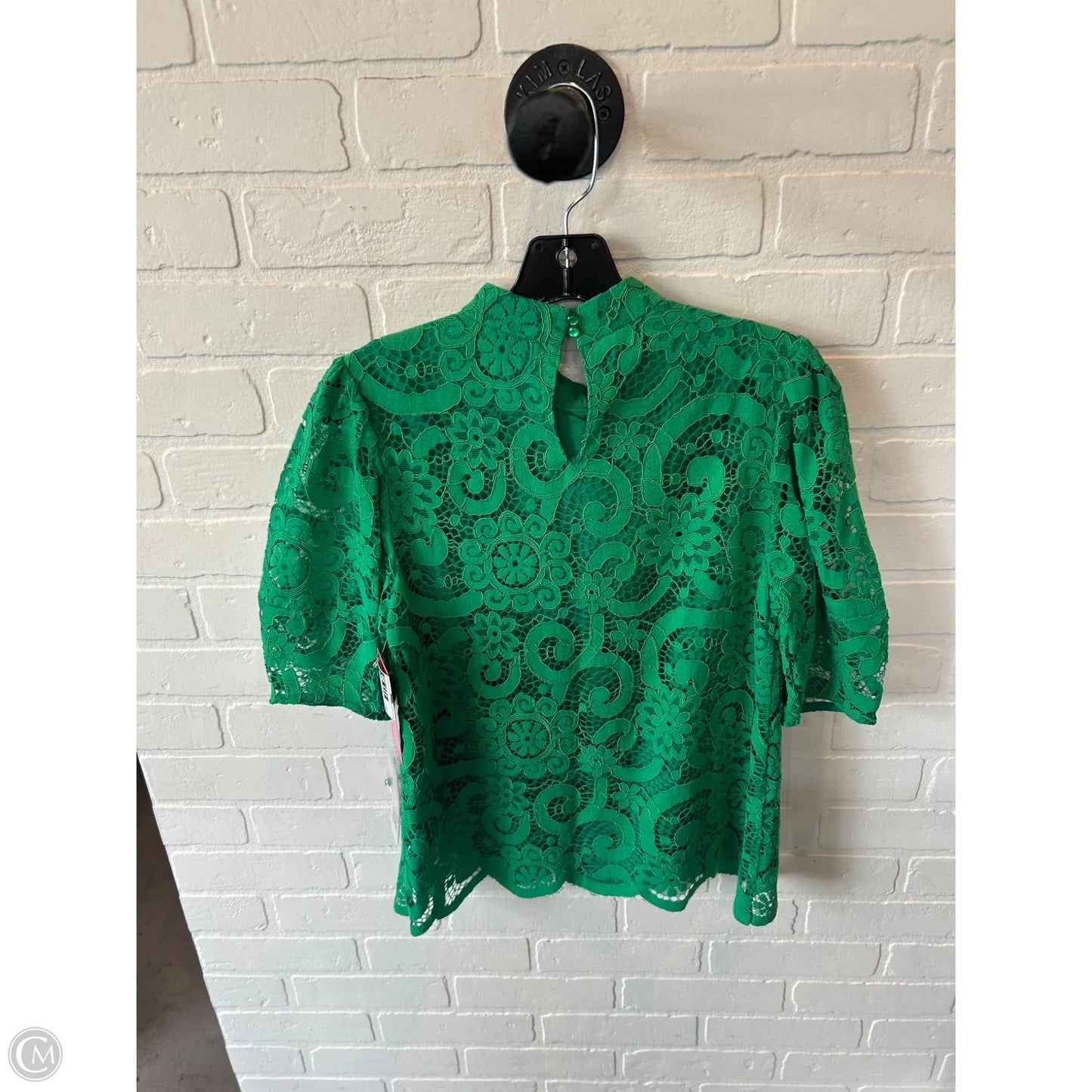 Top Short Sleeve By Nanette By Nanette Lepore In Green, Size: S