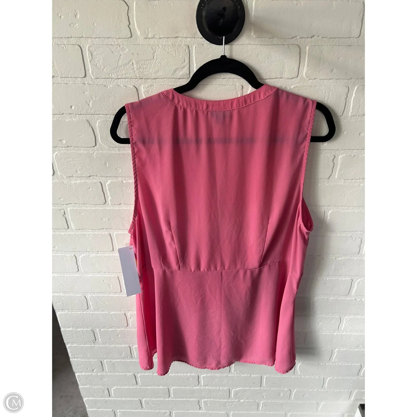 Top Sleeveless By Torrid In Pink, Size: 1x