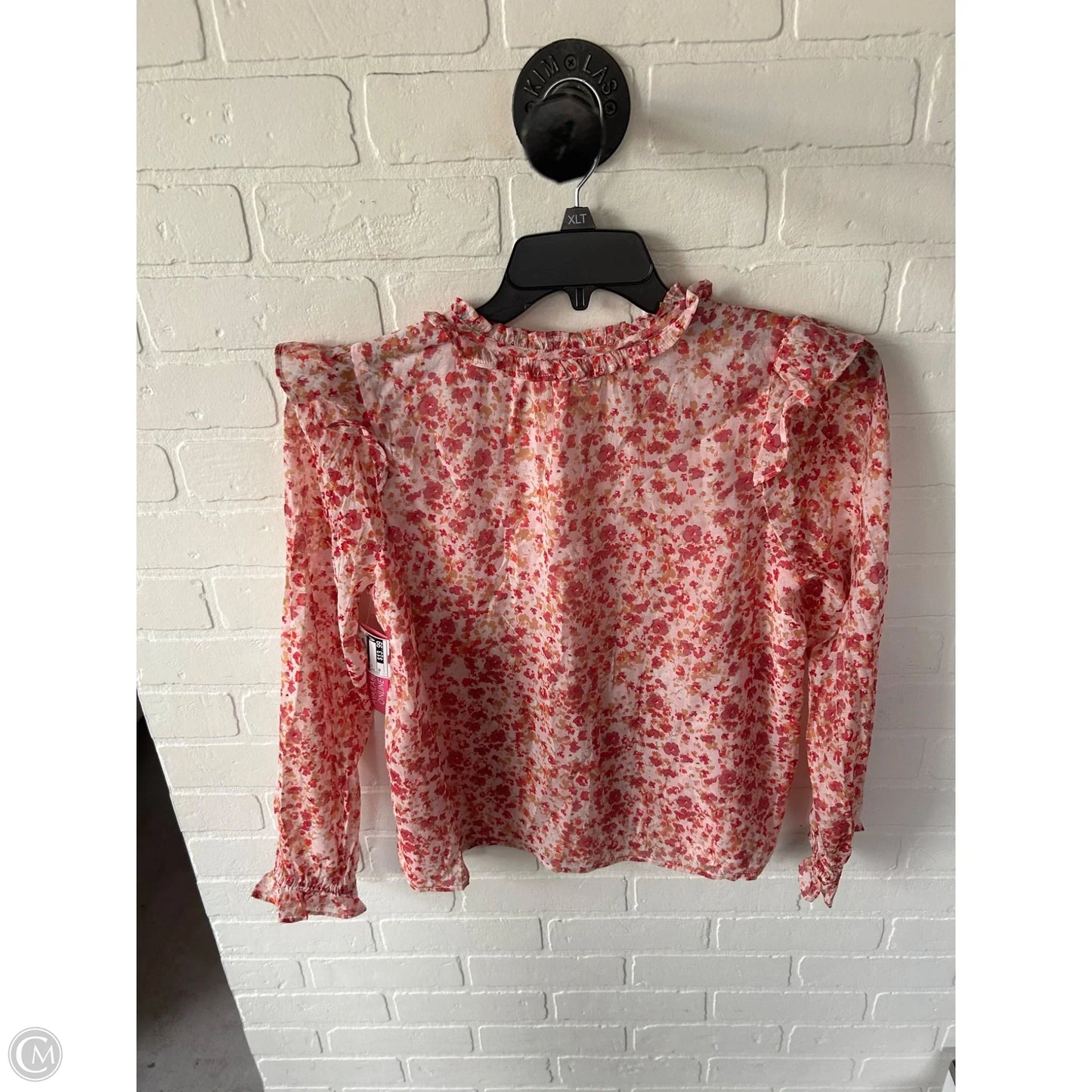 Top Long Sleeve By J. Crew In Pink, Size: Xs